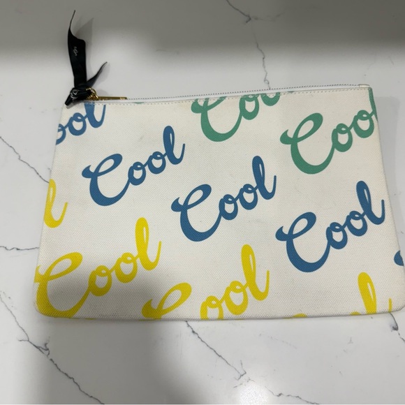 Edie Parker Handbags - Edie Parker Cool Print Canvas Pouch